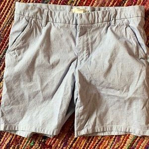 Blue and white pinstriped Shorts